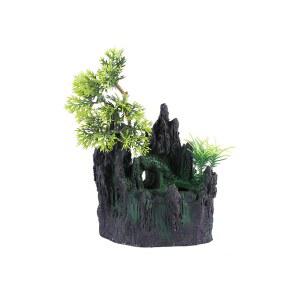 호텔 스시 데코자동차션 드라이아이스 초밥 작은흑송 횟집 원형 나무 일식 그릇 플자동차팅 데코