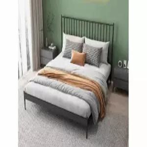 철제 고급 침대 더블 조립식 프레임 북유럽