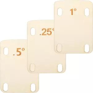 Heclia 3Pcs 기타 넥 심즈 볼트온 조정용 솔리드 우드 정밀 핏 베이스 설정 수리 유지보수 필수 Luthier