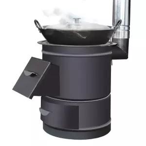 가마솥화덕 야외 가마솥 캠핑 주물가마솥 아궁이문 아궁이