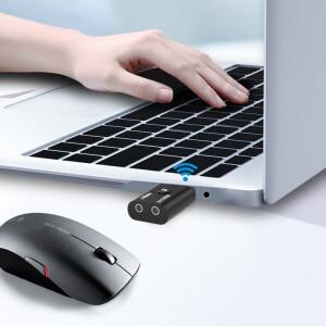 USB 블루투스 5.0 송신기 리시버 스테레오 TV PC 헤드폰 가정용 차량용 3.5mm