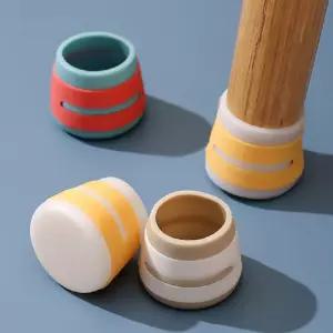 의자커버 실리콘 의자발커버 소음방지 원형 의자다리캡 식탁의자 바닥보호 패드