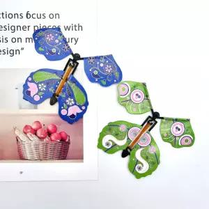 마술도구 플라잉 날아다니는 나비 매직 버터플라이 종이 장난감