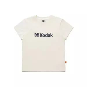 매장정품 코닥 KODAK 에센셜 빅로고 아스킨 반팔 티셔츠 우먼 IVORY K6222LRS26IVR 219420
