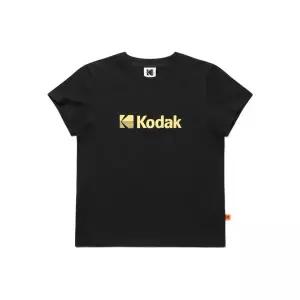 매장정품 코닥 KODAK 에센셜 빅로고 아스킨 반팔 티셔츠 우먼 BLACK K6222LRS26BLK 219321