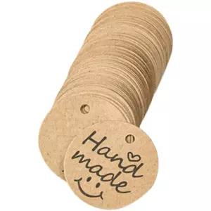 라벨 태그 상품택 기프트태그 종이텍 꼬리표 자연스러운