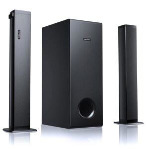 서브우퍼 탈착식 2 in 1 BT 5 4 서라운드 사운드 시스템 12L 딥 베이스 HD ARC /Opt /USB /AUX 홈 시어터용 스마트 TV 1CH 190W 파워 사운드바