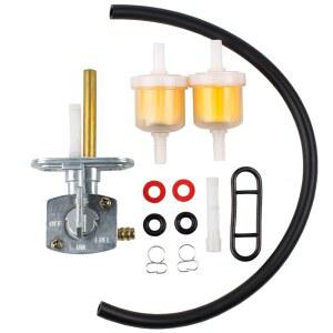 야마하 PW80 TTR125 225 230 250 YFS200 YFM250 YFM350 YFM660 DRZ400 XT250 /350 빅베어 350 400 워리어 가와사키 스즈키 쿼드스포츠 400용 지메일몰 연료 밸브 펫콕 차단