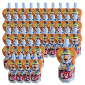 팔도 뽀로로 홍삼쏙쏙오렌지, 100ml, 40개