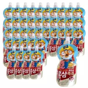 팔도 뽀로로 홍삼쏙쏙 배도라지, 100ml, 40개