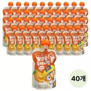 팔도 뽀로로 워터젤리오렌지, 120ml, 40개