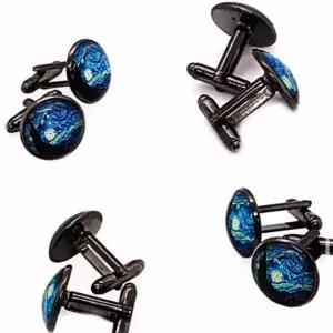 패션 넥 밤 빛나는 단추 남성 부토니에 별이 타이핀 AWE93C4A