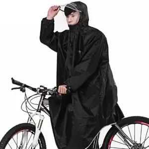 이륜 차 우비 레인코트 스쿠터 방수 오토바이 우비 비옷 자전거 휴대용 성인용 전기 망토 차양 투명 판초