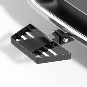 2인치 리시버 유니버설 리어 범퍼 프로텍터 가드 15.9인치 길이 미끄럼 방지 트레일러 히치 스텝 450파운드