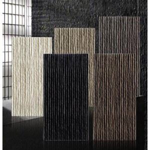 스톤 물결무늬 스페이스 두께2cm 입체타일 벽지 벽타일 돌모양 돌무늬 블랙 인조돌