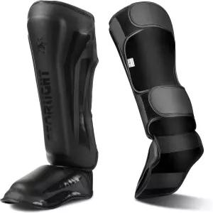 발치리아 MMA 무술 신 가드 - 킥복싱/MMA 훈련 및 스파링을 위한 발등 보호 기능이 있는 패딩 조절 가능한