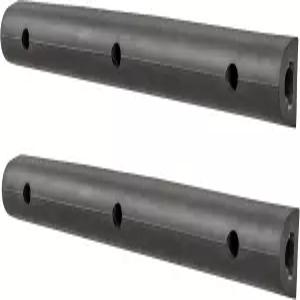 루버네 2090616-2 20인치 범용 고무 범퍼 가드 프로텍터 스트립 로딩 도크 리어 펜더 패드 범프 스톱 2팩