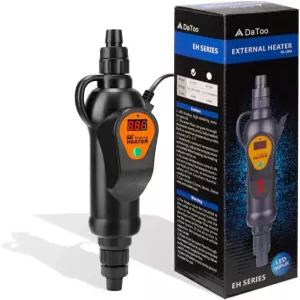 캐니스터 필터용 다투 수족관 외부 히터 인라인 어항 300W