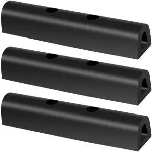 Aomitop 10인치 범용 하드 고무 범퍼 가드(3팩) - 트럭 및 트레일러용 헤비 듀티 적재 도크 프로텍터