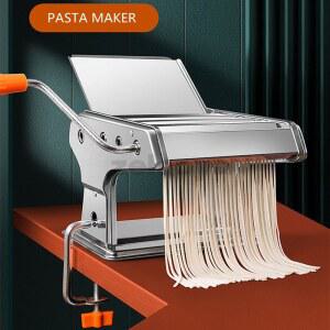 가족 국수 기계 소형 다기능 반죽 프레스 메커니즘 자동 만두 완탕 스킨