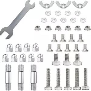 파티오 히터 교체 부품 하드웨어 리플렉터 실드 액세서리 원형 우산 모양 스탠드업 피라미드 히트 키트