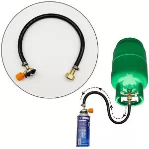 호환   리필 어댑터 누출 방지 고무 리필 파이프 튜브 실린더 컨버터 충전 탱크 커플러 밸브 브레이드 호스