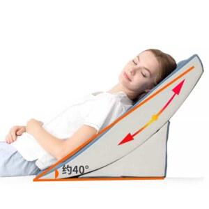 삼각 등받이 기능성 식도염 쿠션 방지 블루 쿠션 베개 스모크 역류성