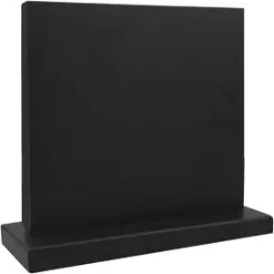 레세이프 자석 칼 홀더 - 강력한 강화 스트립 12가 있는 검은색 나무 양면 블록 도구 주방 카운터용