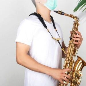 색소폰 어깨 걸이 어깨끈 morneve 패딩 목줄 목걸이 색소폰넥 거치대