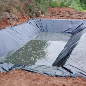 농업용 방수포 비닐 공사용 조경 5m 폭 연못 필름 4m 길이 과수원 x 양어장 만들기