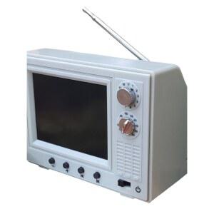 미니어쳐 티비 TV 텔레비전 모형 가구 레드 집 장식 인형 빈티지 복고 거실 인테리어 레트로 모델 소품