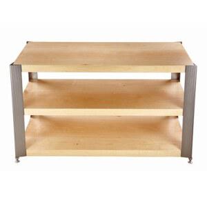 원목 스피커 받침대 오디오랙 정리 2단 거치대 체리우드 데스크 진열대