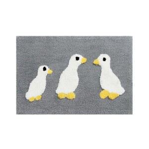 캐릭터 오리 러그 벨벳 규조토 샤워실 미끄럼방지매트 입체 가정용 싱크대 화장실 크리스탈