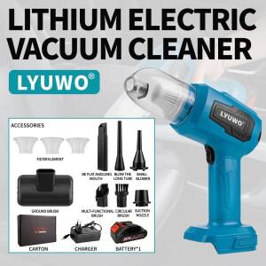 에어건청소기 차량용 무선 진공 핸디 강력 미니 자동차 가정용 LYUWO 듀얼 헤드 자동차 진공 청소기, 무선