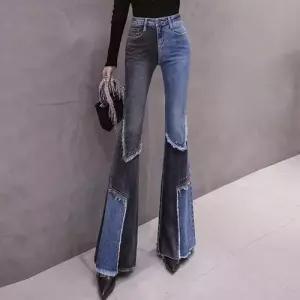 컬러 하이웨스트 슬림핏 청바지 와이드핏 부츠컷 긴바지 남자청바지 스판바지 원템1