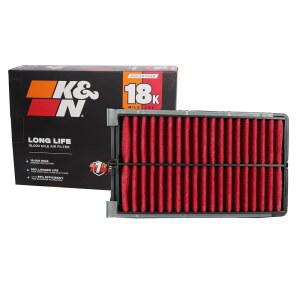 K&N 엔진 에어 필터: 장수명 18,000마일 교체 2020-2021 현대 쏘나타 L4-1.6L F/I, KNA-5108과 호환 가능