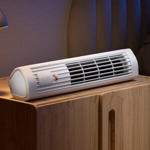 타워 팬 USB 충전 휴대용 에어컨 3 속도 조용한 냉각 홈 침실 용 데스크탑