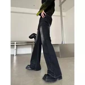 남사친 바지 블랙 회색 빈티지 청바지 부츠컷 슬림핏 스트리트 패션 패피1