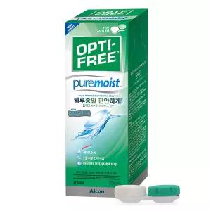 옵티프리 퓨어모이스트 렌즈세정액 렌즈케이스 1개 300ml
