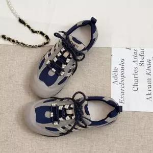 여성용 빈티지 가을 스트랩 통기성 통굽 가벼운 운동화 가죽 러닝화 리얼 슈즈 admr3