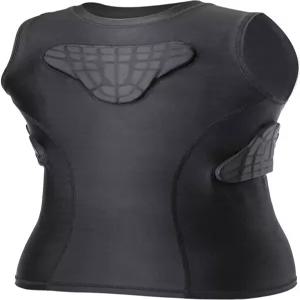 TUOYR 청소년 패딩 압축 셔츠 조끼 갈비뼈 가슴 보호대 축구 야구