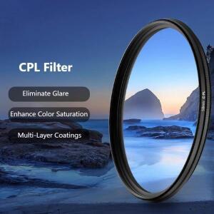 CPL 코팅 편광 필터 광학 유리 105 / 39 95 40.5 43 46 55 62 82mm DSLR 카메라용
