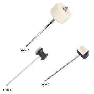 베이스 드럼 페달 비터 금속 샤프트 내구성 안티 타악기 스틱 교체 부품 밴드 액세서리