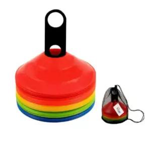 접시콘 세트 40개 축구 라운드 마커 훈련콘 라운드마커 축구훈련