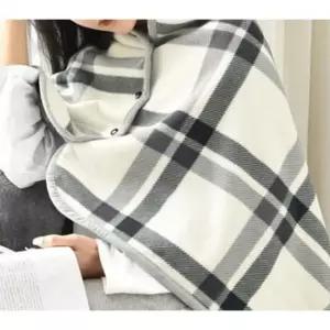 LEA L072 포근망토담요 전기 장판 매트 요 온열 방석 거실 카페트 담요 발열 캠핑 수면 발온 침대 이블