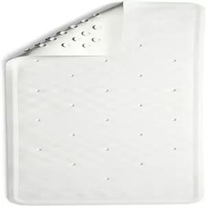 메드라인 고무 목욕 매트 13.4 x 29인치 미끄럼 방지 샤워 매트(흡입 컵 포함) 마이크로밴 보호 기능이