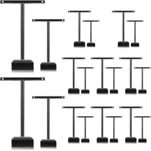 아크릴 귀걸이 디스플레이 홀더 T-바 스탠드 트리 목걸이용 걸이식 보석 정리함 팔찌