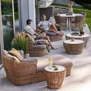 라탄 야외 소파 의자 라운지 테라스 테이블 수영장