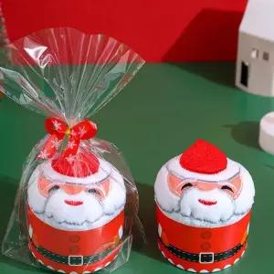 겨울 답례품 수건 타올 (개별포장) 산타