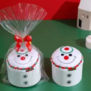 겨울 답례품 수건 타올 (개별포장) 눈사람